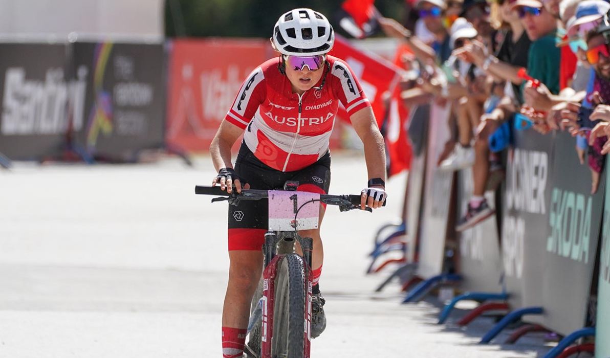 Mona Mitterwallner holt nach drei Goldmedaillen im Marathon diesmal Bronze (Foto: SWPix)
