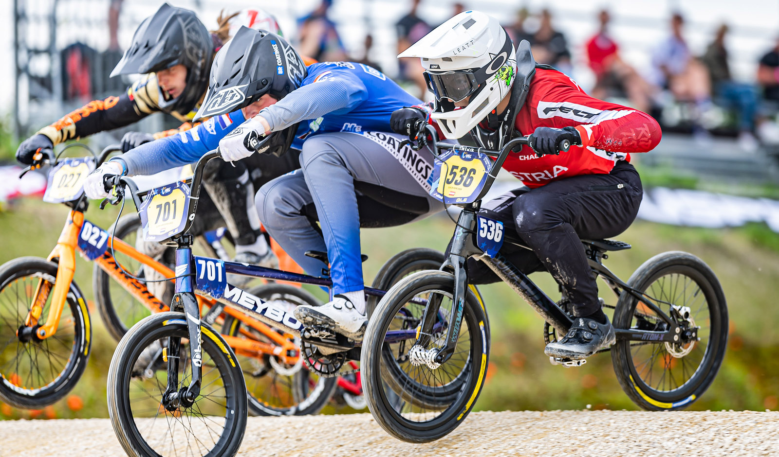 Luca Fercher (536) bei den Europameisterschaften im BMX Racing in Verona (Foto: Nico van Dartel/Cycling Austria)