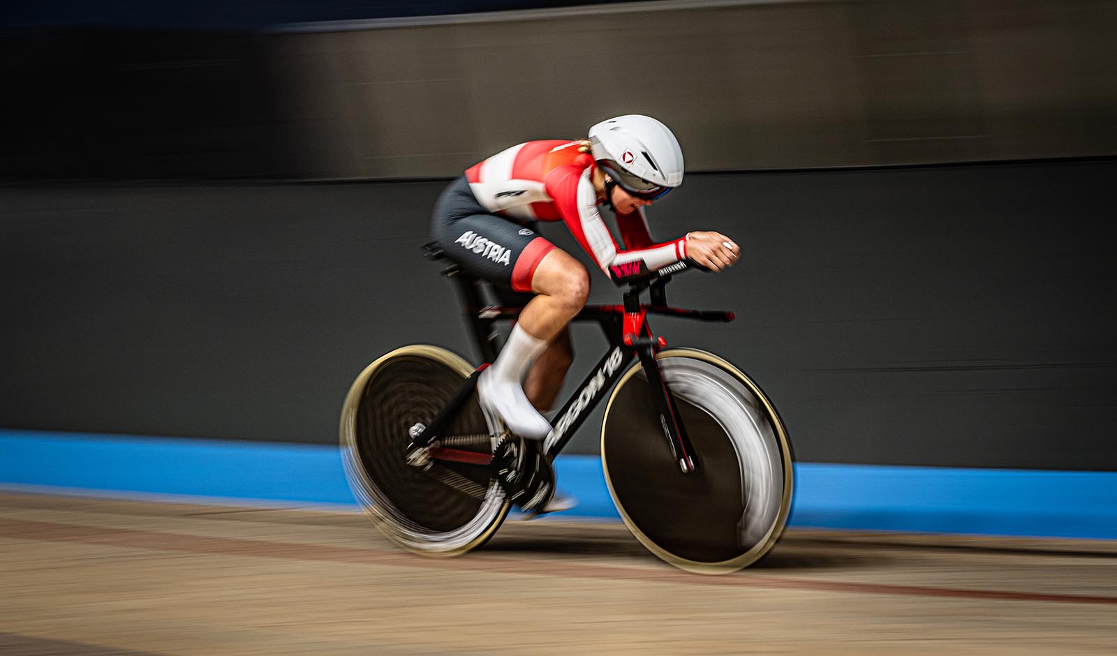 Raphael Kokas im Omnium der Männer bei den Europameisterschaften in Heusden-Zolder (Foto: Arne Mill)