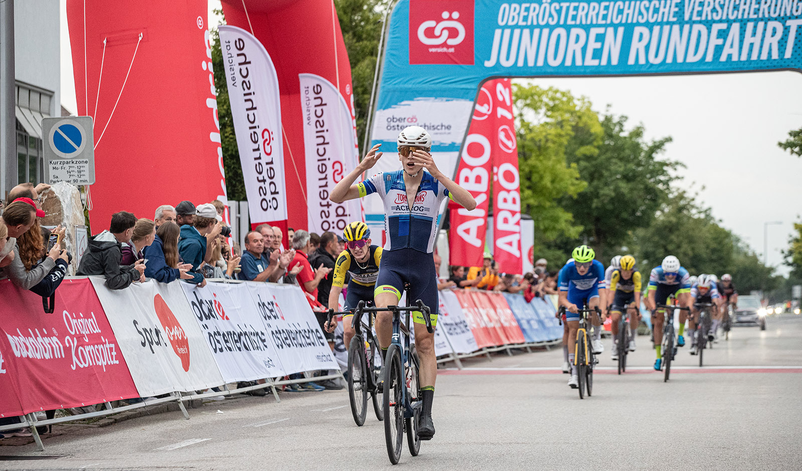 Ein Belgier jubelt mit Jasper Verbrugge in Ober&ouml;sterreich (Foto: Peter Maurer)