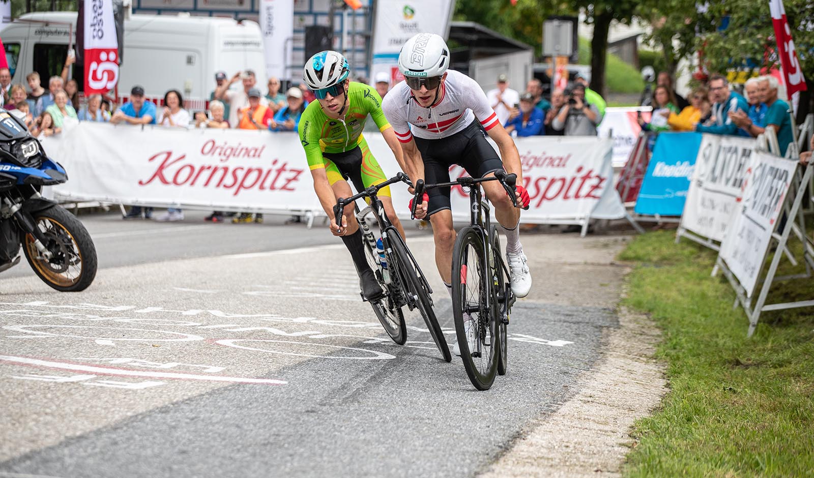 Michael Hettegger im Finale der 3. Etappe der Ober&ouml;sterreich Junioren-Rundfahrt (Foto: Peter Maurer)
