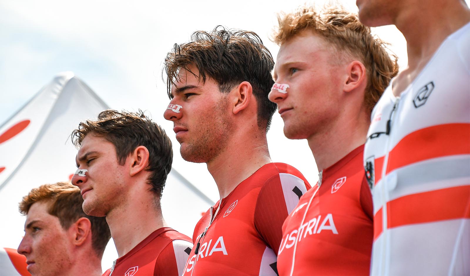 &Ouml;sterreichs U23-M&auml;nner bei der Tour de l'Avenir 2025 (Foto: Cassandra Donne)