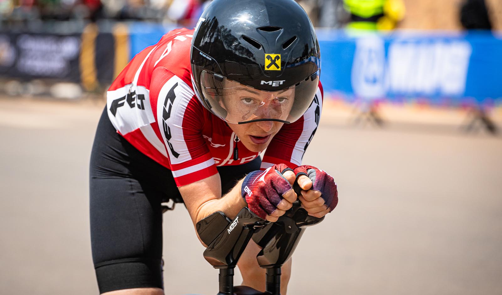 Anna Kiesenhofer beim Training am WM-Kurs in Kigali (Foto: Arne Mill)