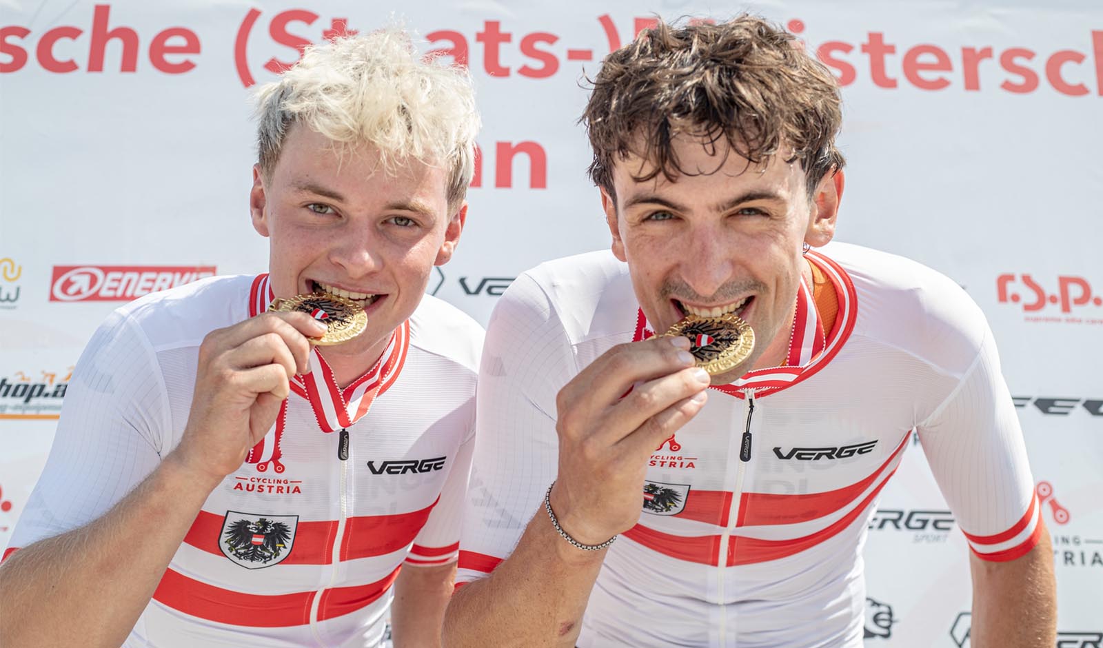 Für Raphael Kokas und Maximilian Schmidbauer gibt es Gold im Madison (Foto: Peter Maurer)