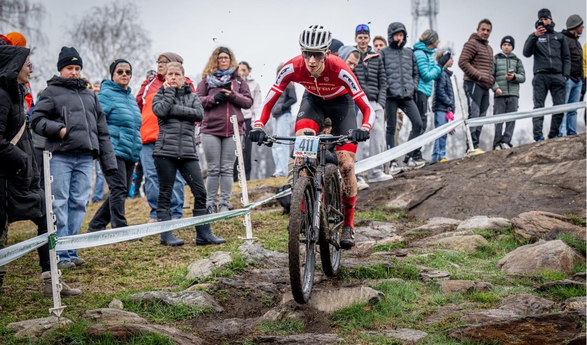 Michael Ortner wird Neunter der UCI Junior Series am Monte Tamaro (Foto: Armin K&uuml;stenbr&uuml;ck/Cycling Austria)