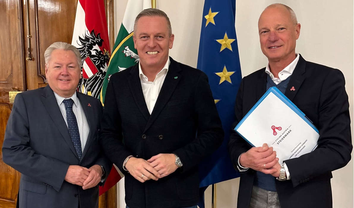 Harald J. Mayer, LH Mario Kunasek, Gerald Pototschnig (Foto: LRV Steiermark)