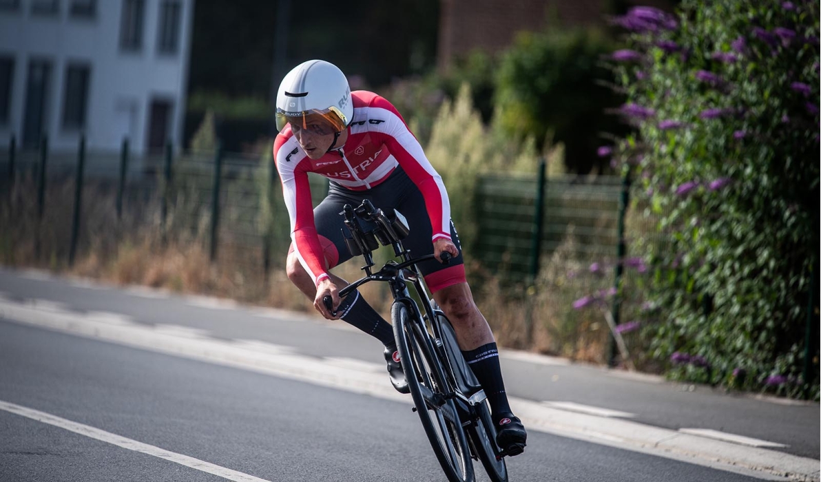 Franz-Josef L&auml;sser im Einzelzeitfahren der Weltmeisterschaften in Ronse (Foto: Drew Kaplan)