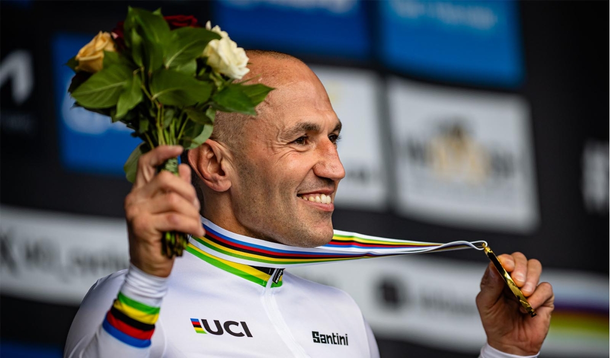 Thomas Fr&uuml;hwirth k&uuml;rt sich in Z&uuml;rich bei den Weltmeisterschaften erstmals zum Titeltr&auml;ger (Foto: Arne Mill/Cycling Austria)